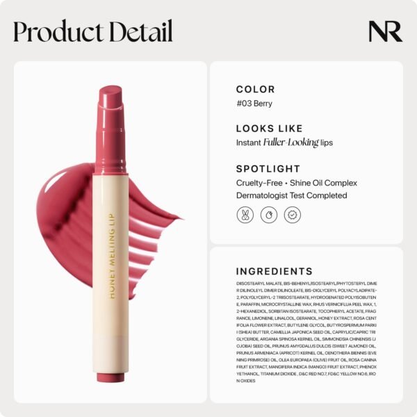 nature republic honey melting lip berry