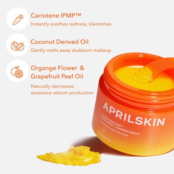 aprilskin carrotene ipmp hydromelt cleansing balm