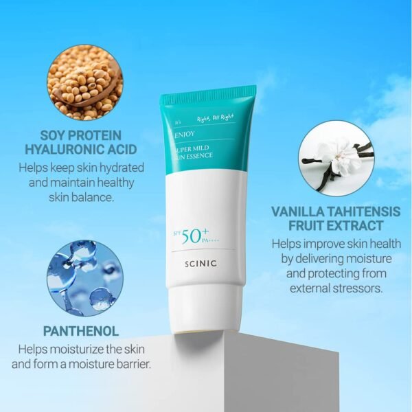 scinic super mild sun essence 2 set spf50+