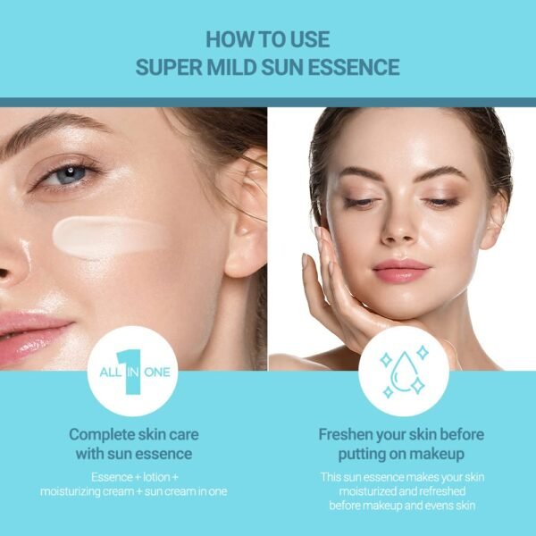 scinic super mild sun essence 2 set spf50+