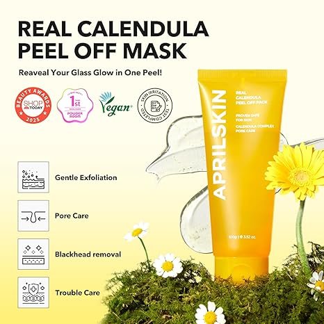 aprilskin calendula flower infused facial peel off mask aprilskin calendula flower infused facial peel off mask