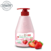 kwailnara korean body wash strawberry milk – korean body cleanser with strawberry extract for hydrated, smooth skin
